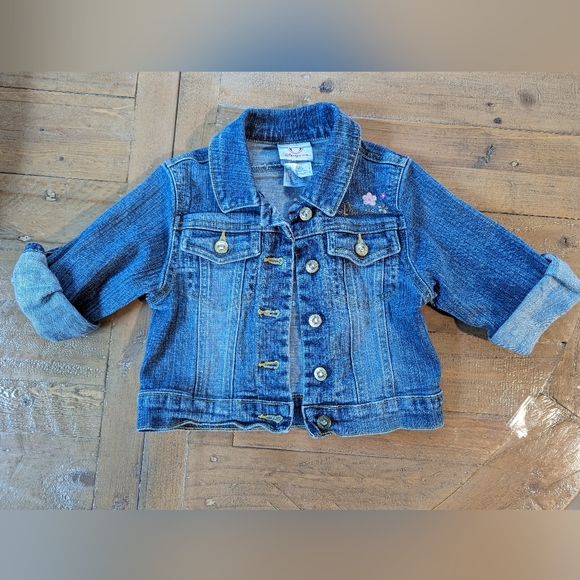 Disney princess little girls denim Jean jacket xxs 2/3 - Picture 7 of 10